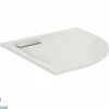 Piatto Doccia Ideal Standard® Ultra Flat New Semicircolare 80x80 Cm Con Ideal Grip Bianco Semilucido -Negozio online Bagno 70601 scontornata