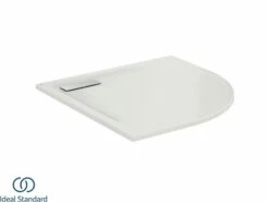 Piatto Doccia Ideal Standard® Ultra Flat New Semicircolare 90x90 Cm Con Ideal Grip Bianco Semilucido