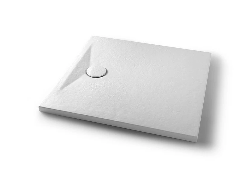 Piatto Doccia Appia Quadrato 90x90 In Ceramica Effetto Pietra Bianco Gesso Opaco 3 Piatto Doccia Appia Quadrato 90x90 In Ceramica Effetto Pietra Bianco Gesso Opaco