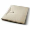 Piatto Doccia Appia Rettangolare 90x70 In Ceramica Effetto Pietra Beige Opaco -Negozio online Bagno 71755