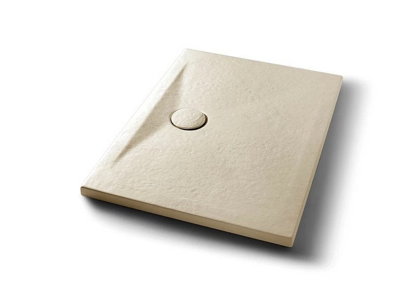 Piatto Doccia Appia Rettangolare 100x70 In Ceramica Effetto Pietra Beige Opaco 3 Piatto Doccia Appia Rettangolare 100x70 In Ceramica Effetto Pietra Beige Opaco