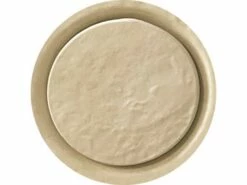 Piletta Doccia Appia Ø90 Mm Calotta In Ceramica Beige Opaco