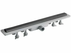 Canalina Raso-Doccia ABS/Inox 500 Mm Nero Opaco
