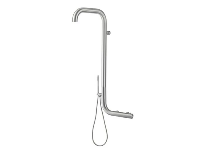 Colonna Doccia Arborea In Acciaio Inox Satinato 3 Colonna Doccia Arborea In Acciaio Inox Satinato