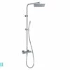 Colonna Doccia Feel Con Miscelatore Termostatico E Soffione Quadrato Cromo -Negozio online Bagno colonna doccia feel con miscelatore termostatico e soffione quadrato cromo