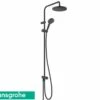 Colonna Doccia Hansgrohe® Vernis Blend Con Deviatore E Soffione Ø200 Tondo Nero -Negozio online Bagno colonna doccia hansgrohe vernis blend con deviatore e soffione 200 tondo nero 67839