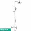 Colonna Doccia Hansgrohe® Vernis Blend Con Miscelatore Termostatico E Soffione Ø200 Tondo Cromo -Negozio online Bagno colonna doccia hansgrohe vernis blend con miscelatore termostatico e soffione 200 tondo cromo 67840