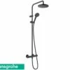 Colonna Doccia Hansgrohe® Vernis Blend Con Miscelatore Termostatico E Soffione Ø200 Tondo Nero -Negozio online Bagno colonna doccia hansgrohe vernis blend con miscelatore termostatico e soffione 200 tondo nero 67841