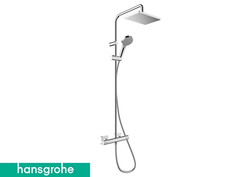Colonna Doccia Hansgrohe® Vernis Shape Showerpipe 230 Con Termostatico Cromo 3 Colonna Doccia Hansgrohe® Vernis Shape Showerpipe 230 Con Termostatico Cromo