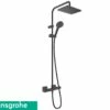 Colonna Doccia Hansgrohe® Vernis Shape Showerpipe 230 Con Termostatico Nero Opaco -Negozio online Bagno colonna doccia hansgrohe vernis shape showerpipe 230 con termostatico nero opaco