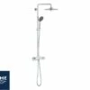 Colonna Doccia Termostatica Grohe® Vitalio Joy 260 Con Mensola Cromo -Negozio online Bagno colonna doccia termostatica vitalio joy 260 con mensola cromo logo