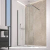 Doccia Walk In Zen 82 Cm H200 Cristallo 6 Mm Trasparente Antracite -Negozio online Bagno doccia zen walk in trasparente antracite 4