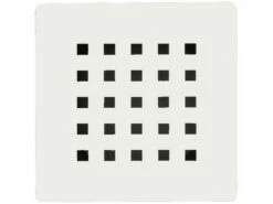 Griglia Copripiletta Estetica In Acciaio Inox Bianco Opaco