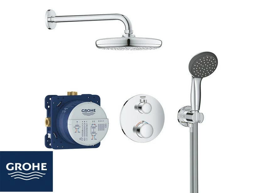 Set Doccia Grohe Vitalio Start 210 Con Miscelatore Termostatico E Soffione 3 Set Doccia Grohe Vitalio Start 210 Con Miscelatore Termostatico E Soffione