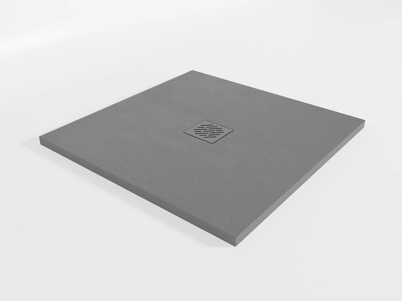 Piatto Doccia Cosmos 90x90 Resina Grigio 3 Piatto Doccia Cosmos 90x90 Resina Grigio