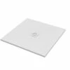 Piatto Doccia Quadrato Crypto 90x90 H2,5 Cm In Resina Bianco -Negozio online Bagno piatto doccia crypto bianco opaco quadrato 90x90 1