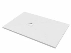 Piatto Doccia Rettangolare Crypto 70x120 H2,5 Cm In Resina Bianco
