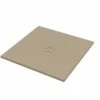 Piatto Doccia Quadrato Crypto 90x90 H2,5 Cm In Resina Sabbia -Negozio online Bagno piatto doccia crypto sabbia opaco quadrato 90x90 1