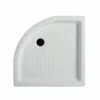 Piatto Doccia Dai 80X80 H10 Semicircolare Ceramica Bianco -Negozio online Bagno piatto doccia dai minimale 70976