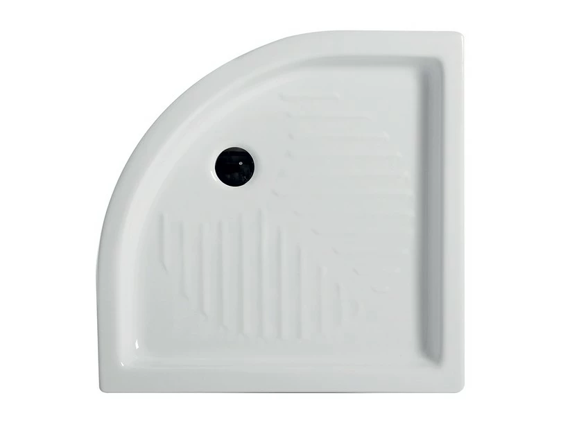 Piatto Doccia Dai 90X90 H10 Semicircolare Ceramica Bianco 3 Piatto Doccia Dai 90X90 H10 Semicircolare Ceramica Bianco