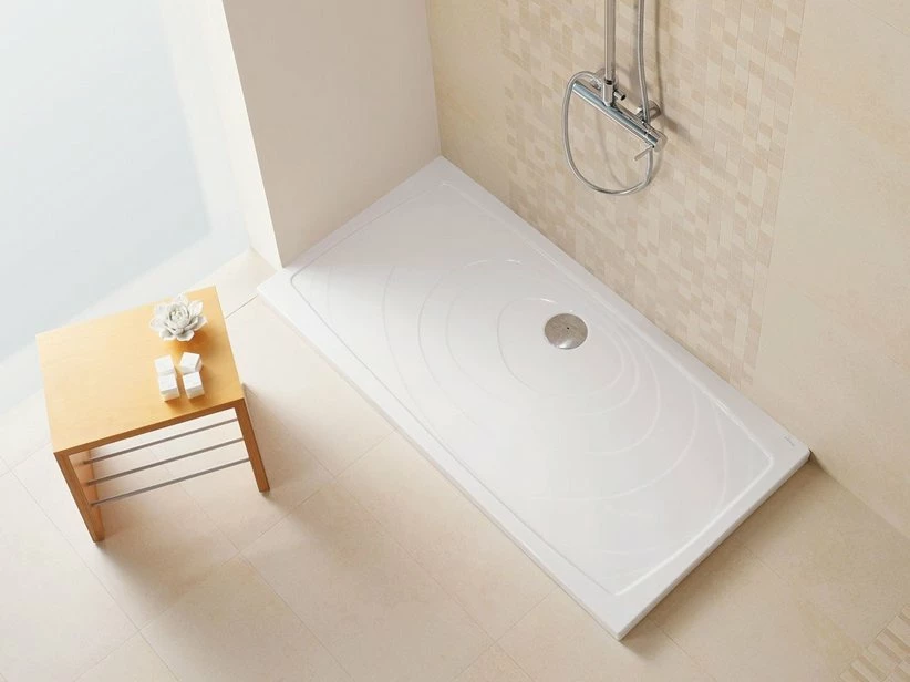 Piatto Doccia Luca 70X140 H4,5 Ceramica Bianco 3 Piatto Doccia Luca 70X140 H4,5 Ceramica Bianco