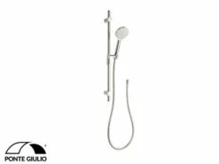 Saliscendi Doccia Linea Eternal Basic L70 Cm Con Doccetta Multigetto Inox Cromo