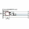 Profilo Di Allungamento Relax 25x25 +2,5cm Inox -Negozio online Bagno profilo allungamento relax 2 5cm