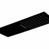 Soffione Doccia Spa 50x22 Cm Acciaio Inox 2 Getti Pioggia + Cascata Nero Opaco -Negozio online Bagno soffione doccia spa 50x22 cm acciaio inox 2 getti pioggia cascata nero opaco
